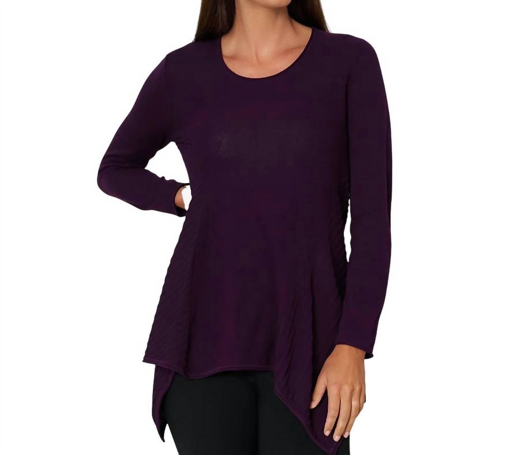 Stella Carakasi Just Right Sweater In Amethyst,Specials : American Fashion Style Bags On Sale