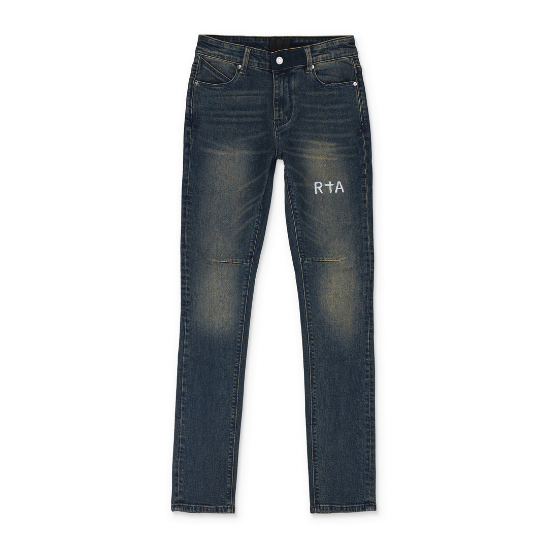 RtA BLUE MINERAL SKINNY JEANS ShopSimon