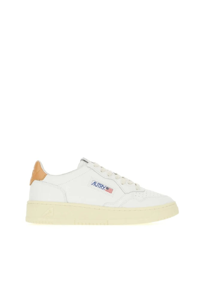 Autry Medalist Low-Top White Leather Sneakers | ShopSimon