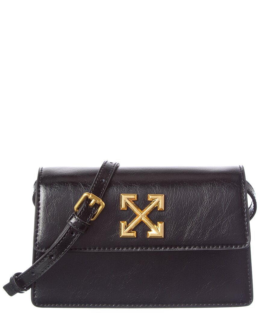 OFF WHITE Off-White Convertible Leather Crossbody | ShopSimon