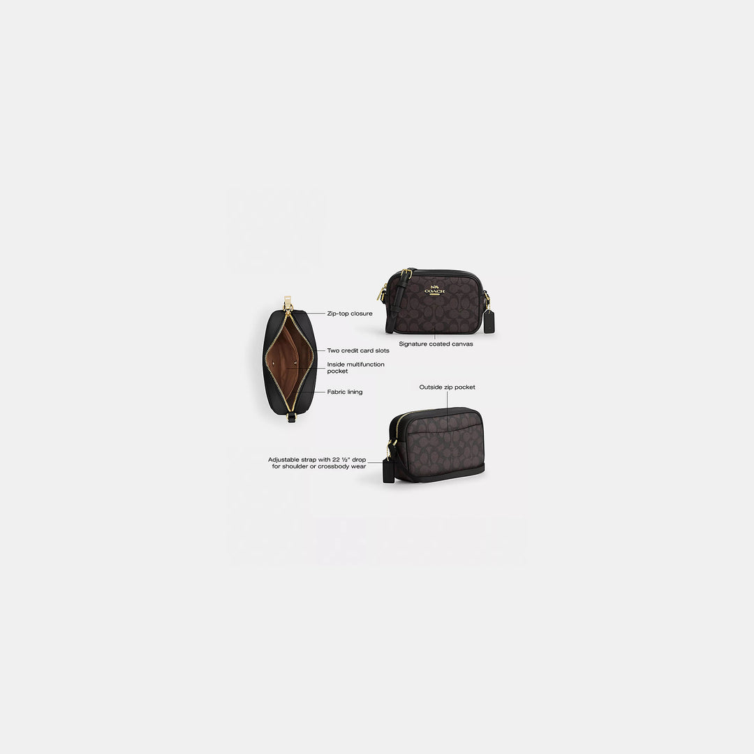 Coach Outlet Mini Jamie Camera Bag In Signature Canvas | ShopSimon