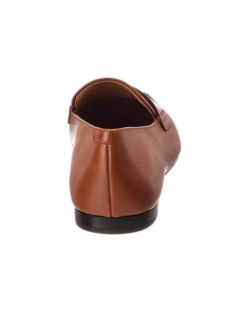 Ferragamo Gedeone Leather Loafer, Brown Ferragamo Gedeone Leather Loafer – Bluefly main image 2