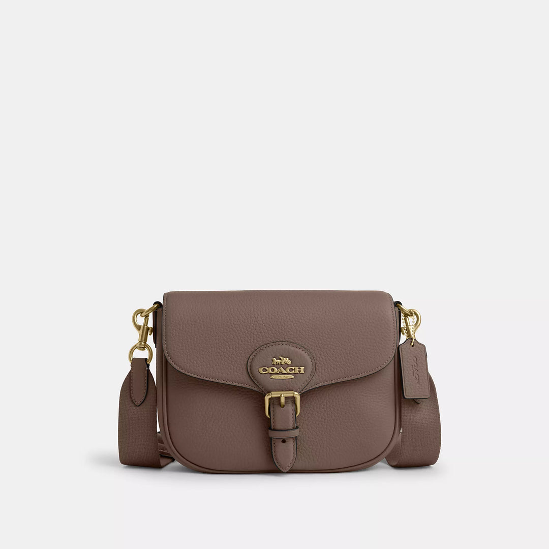 Coach dark saddle wallet on sale