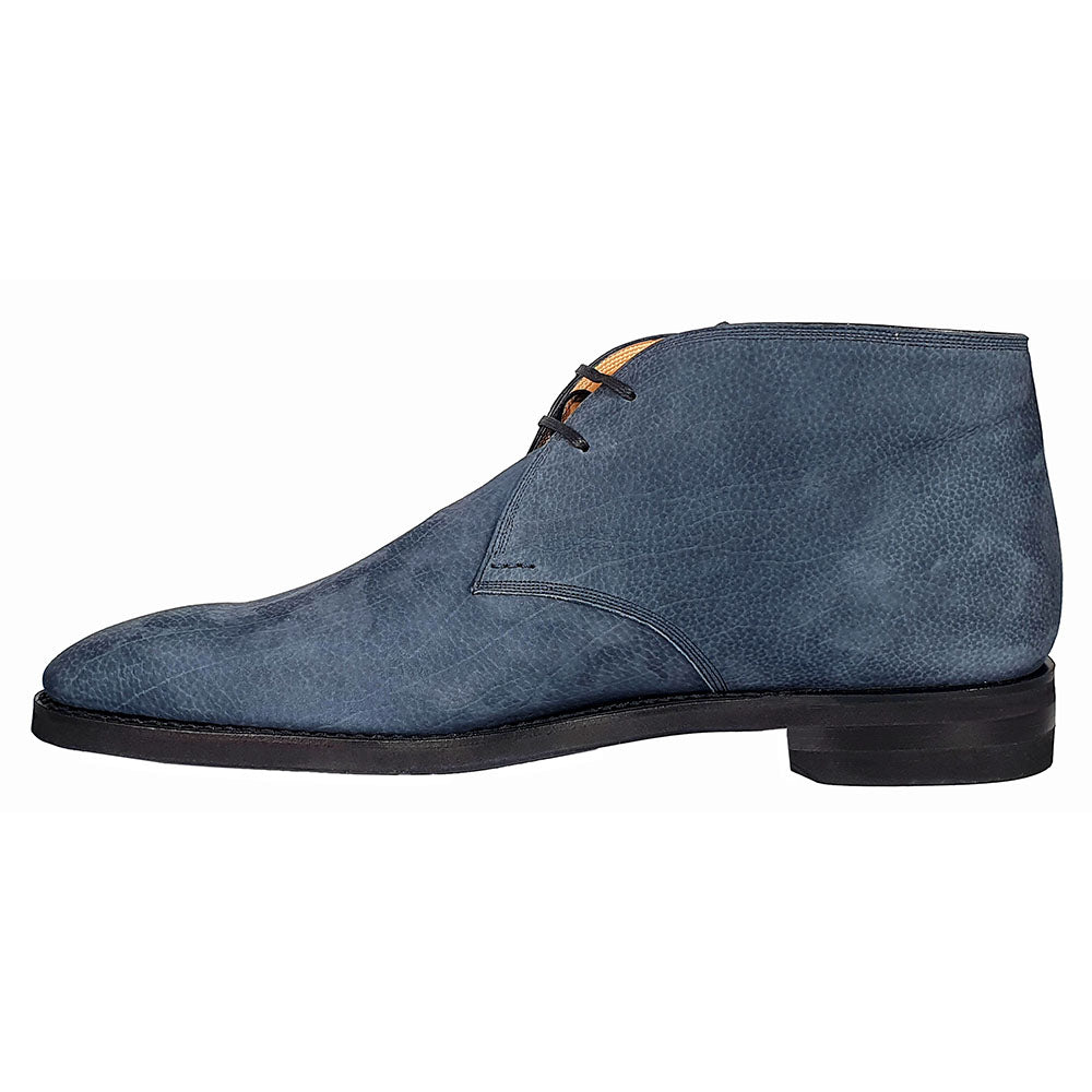 NEW BALLY men\'s skiligny grained calf leather boots in midnight blue Bally Skiligny Grained Calf Leather Boots in Blue for Men | Lyst main image 3