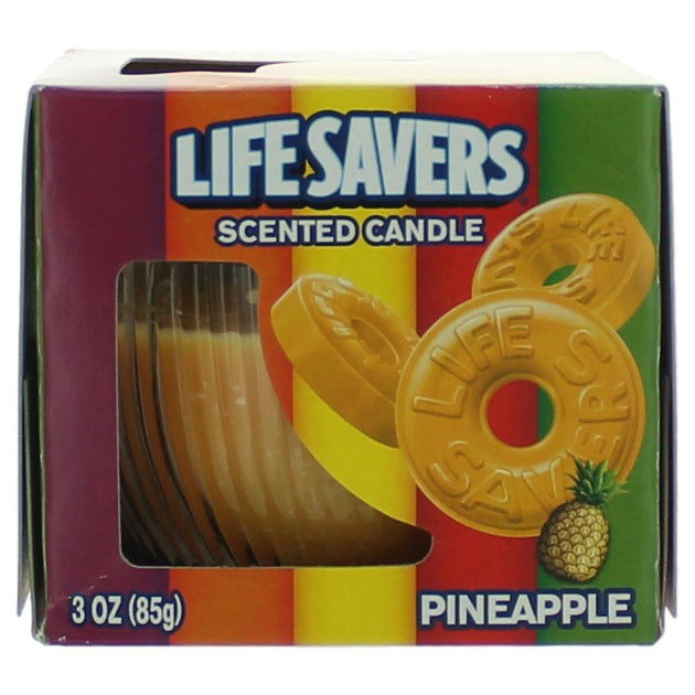 Pinapple Simoi Life Savers Scented Candle 3 Oz Jar - Pineapple | ShopSimon