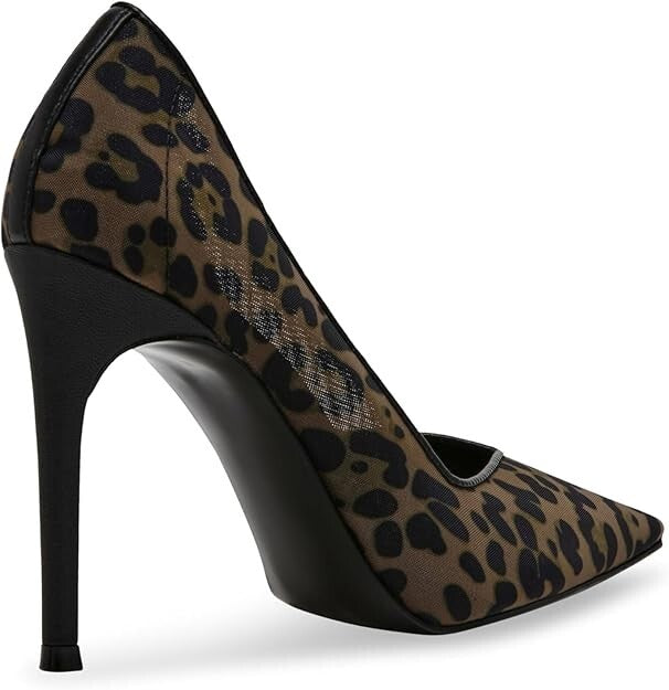 Steve Madden Raz Pumps Womens 7 Brown Leopard Pointed Toe Stiletto Heel ...