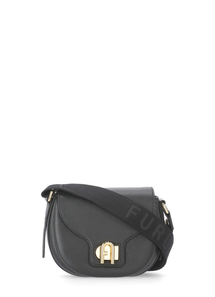 Furla Black Lotus Shoulder Bag | ShopSimon