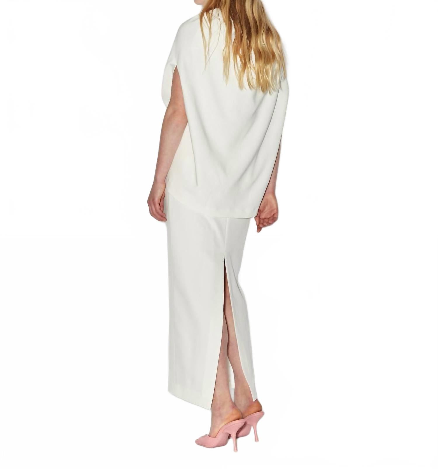 bernadette brown cape dress Short Dress George BERNADETTE