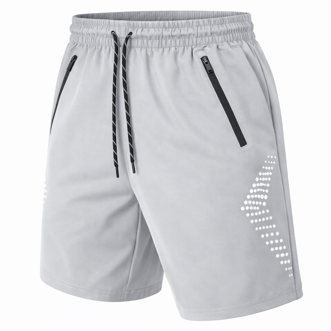 Jump Start Men's Performance Training Shorts With Zipper Pockets