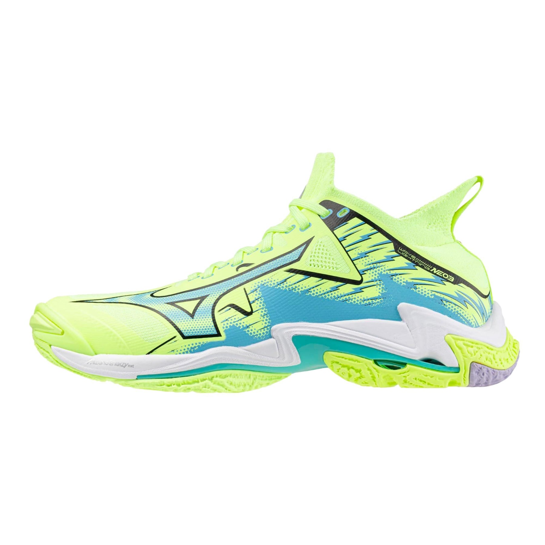 Mizuno Wave Lightning Neo 3 Neo Lime / Misty Blue V1ga240211 Men's