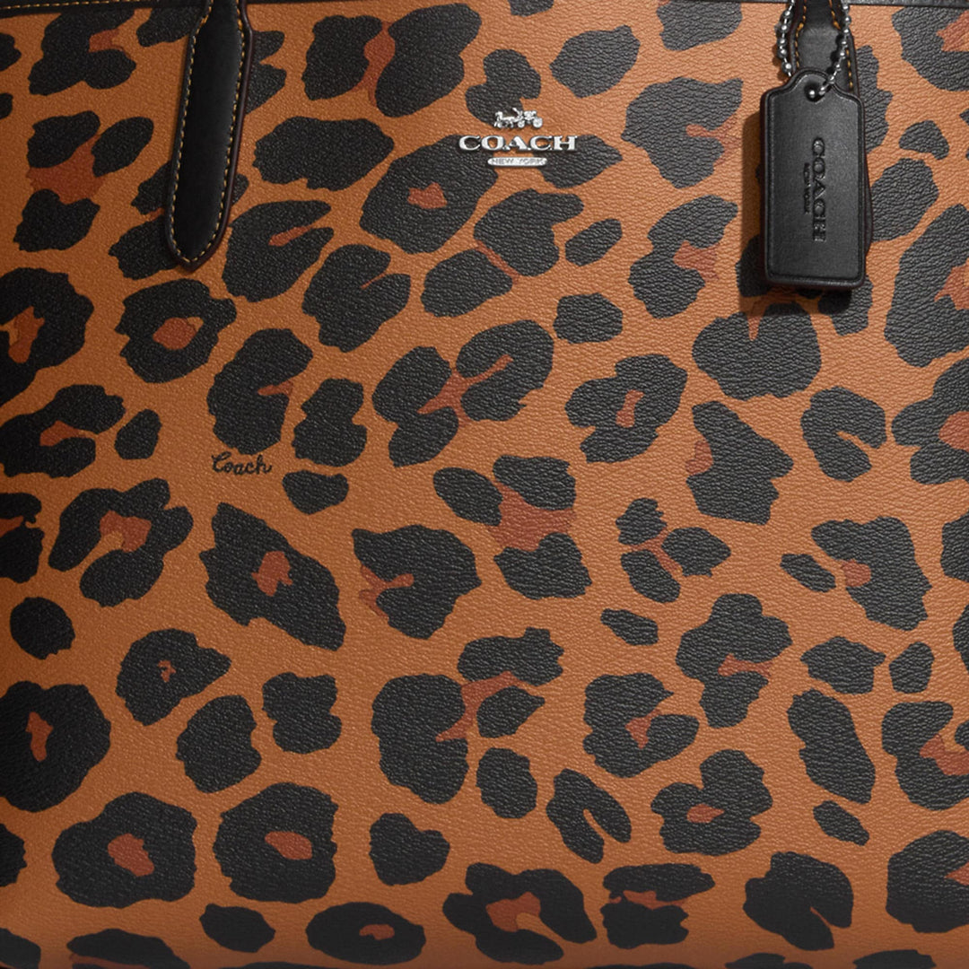 【Coach】SALE!! City Tote With Leopard Print ◆国内発送◆ Coach City Mini Tote Bag With Leopard Print | Brixton Baker