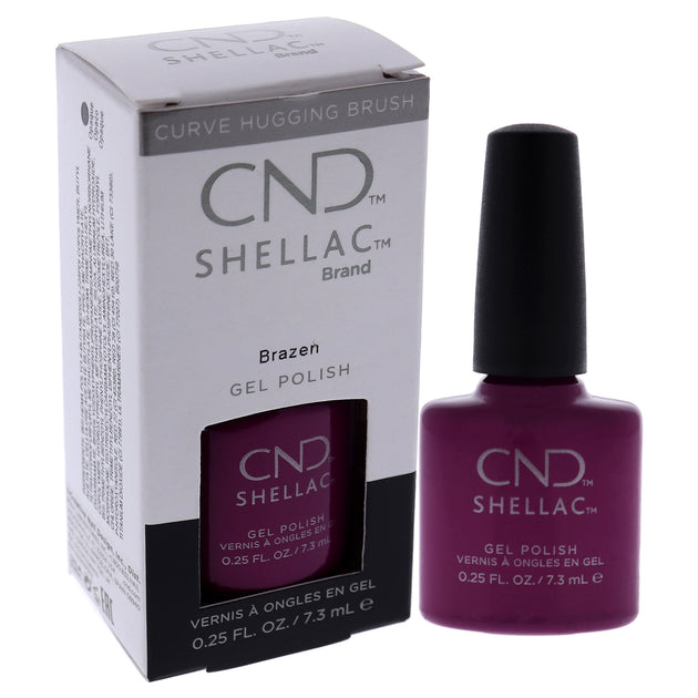 CND Shellac Nail Color - Brazen By For Women - 0.25 Oz Nail Polish ...