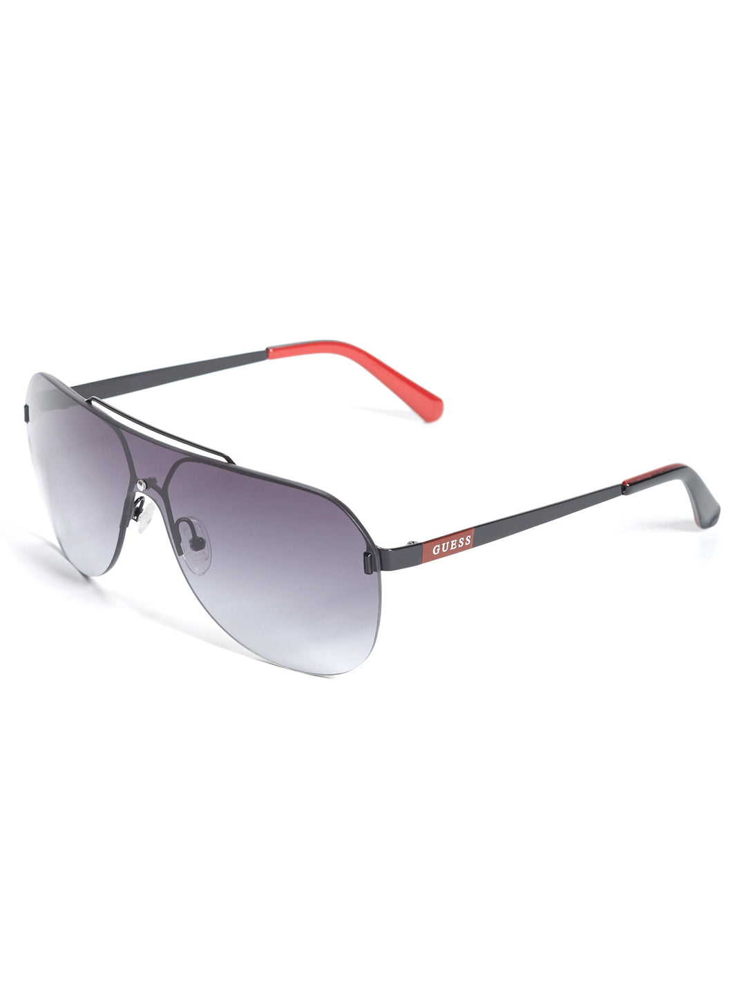 Guess Factory Rimless Shield Sunglasses | ShopSimon display picture 2