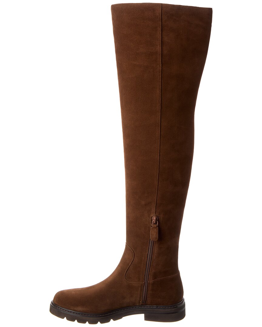 STUART WEITZMAN SB587CL6 関税送料込 Stuart Weitzman Chicago Lug Suede Over-the-knee Boot | ShopSimon