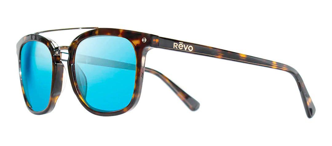 Revo ATLAS RE 1179 12 SG50 Square Polarized Sunglasses NEW Revo ATLAS Tortoise Gold POLARIZED Smoke Green GLASS  main image 3