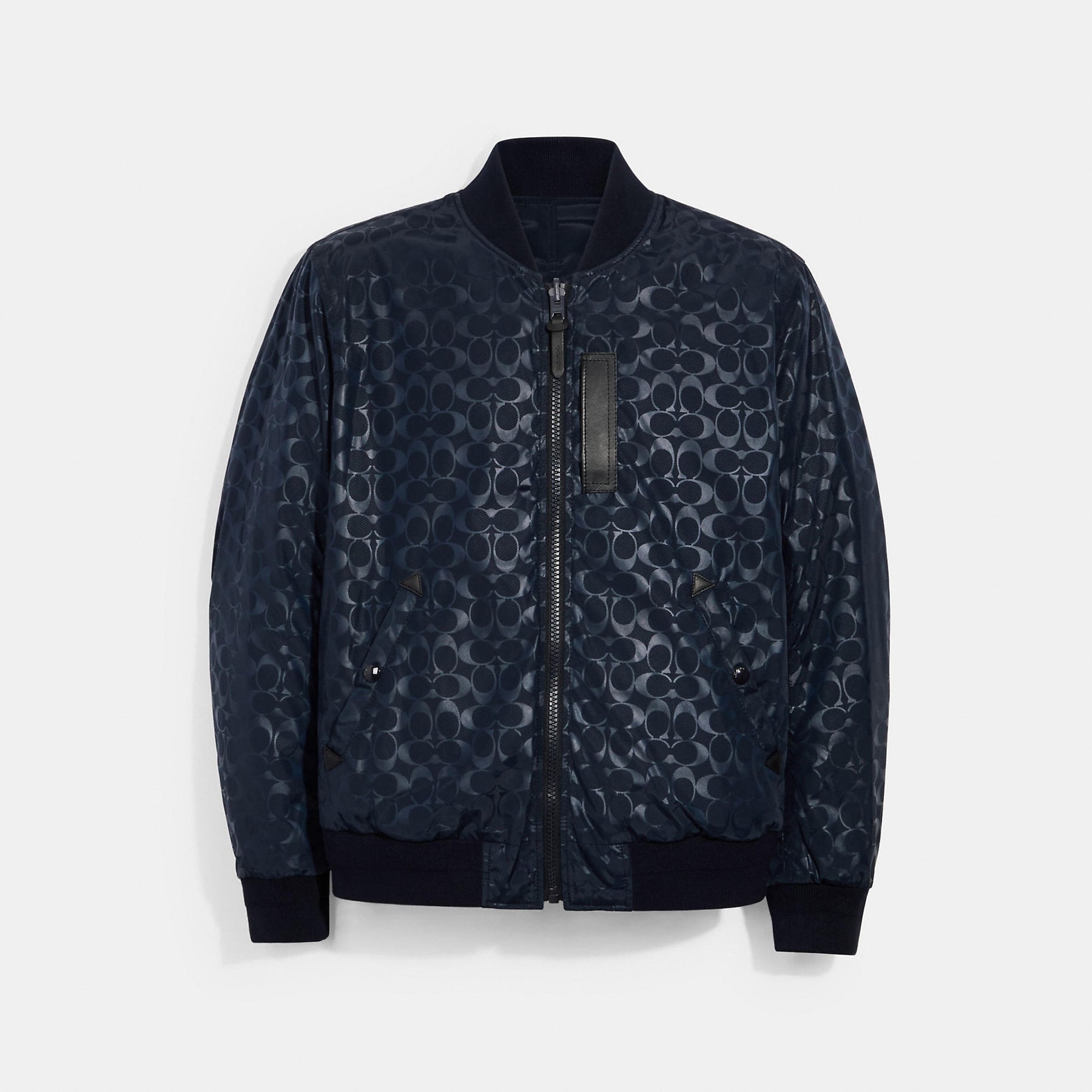 COACH ネイビー MA-1 フライトジャケット COACH ネイビー MA-1 フライトジャケット
