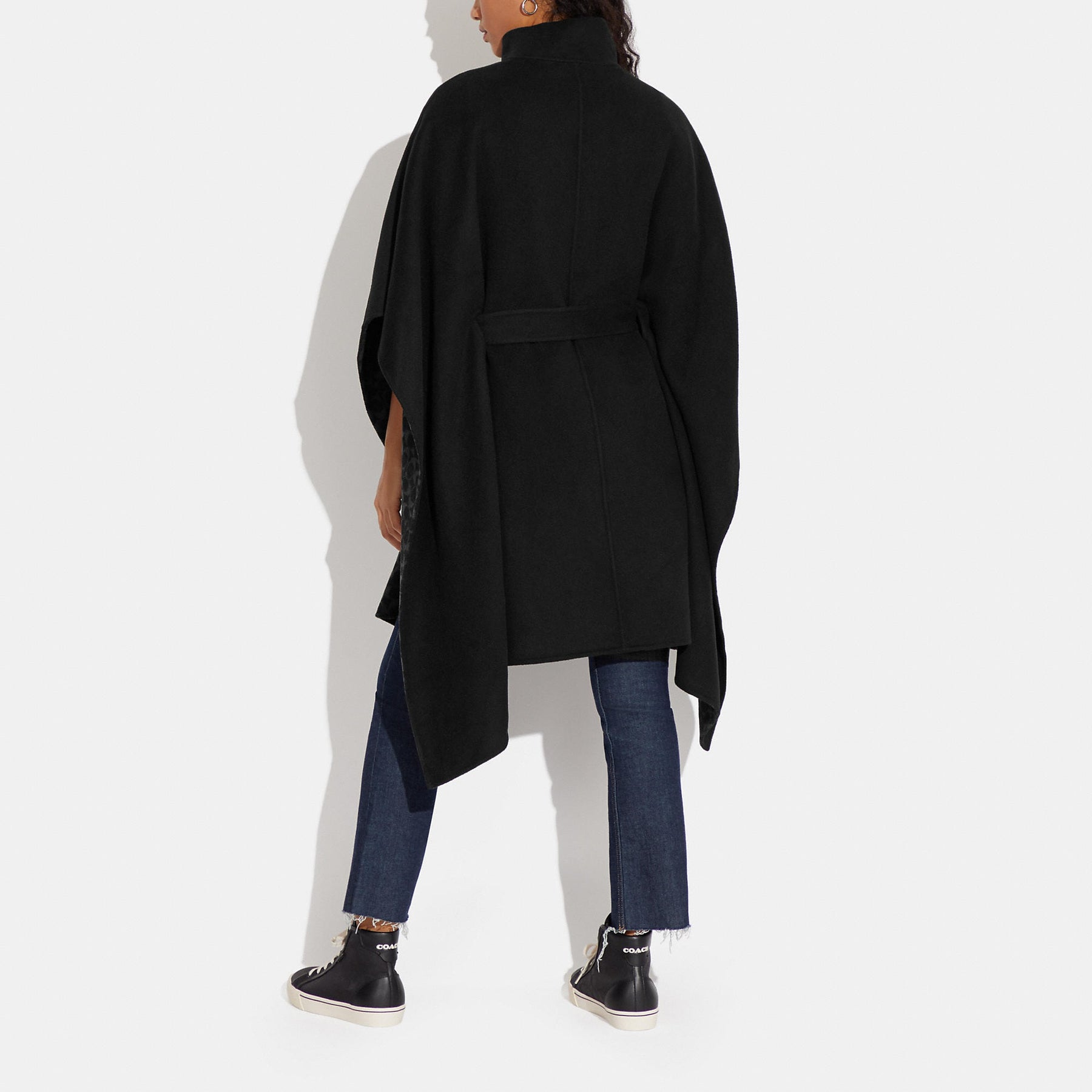 Coach Outlet Double Face Wool Cape | ShopSimon