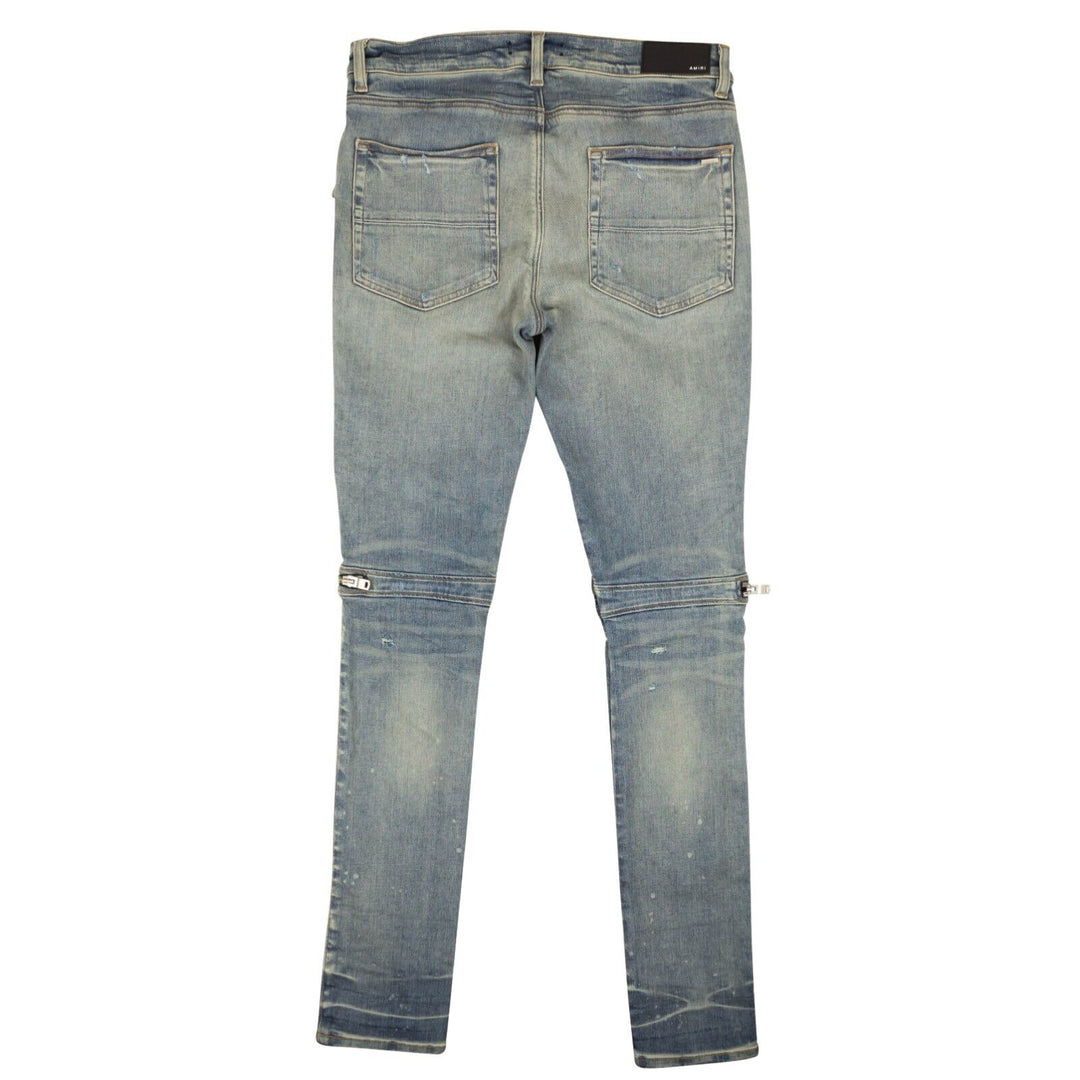 Amiri Clay Indigo Cotton Velvet PJ MX2 Skinny Jeans | ShopSimon