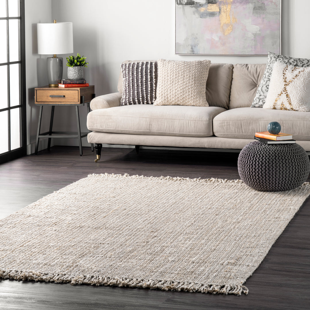 nuLOOM Hand Woven Chunky Loop Jute | ShopSimon display picture 1