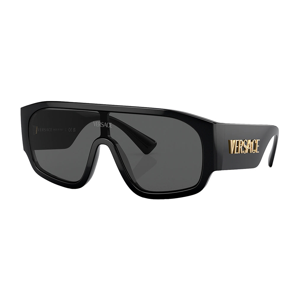 NEW VERSACE WOMEN SHIELD SUNGLASSES VERSACE VE4439 GB1/87 Versace Green Shield Ladies Sunglasses VE4439 GB1/87 33  main image 4