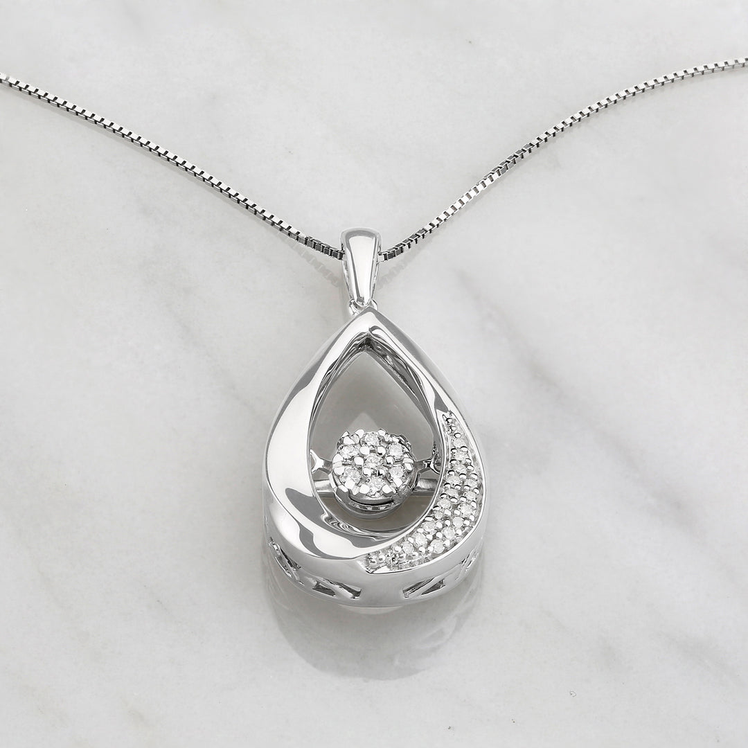 Sterling Silver Earrings MAX STONE Dancing Diamond Necklaces For