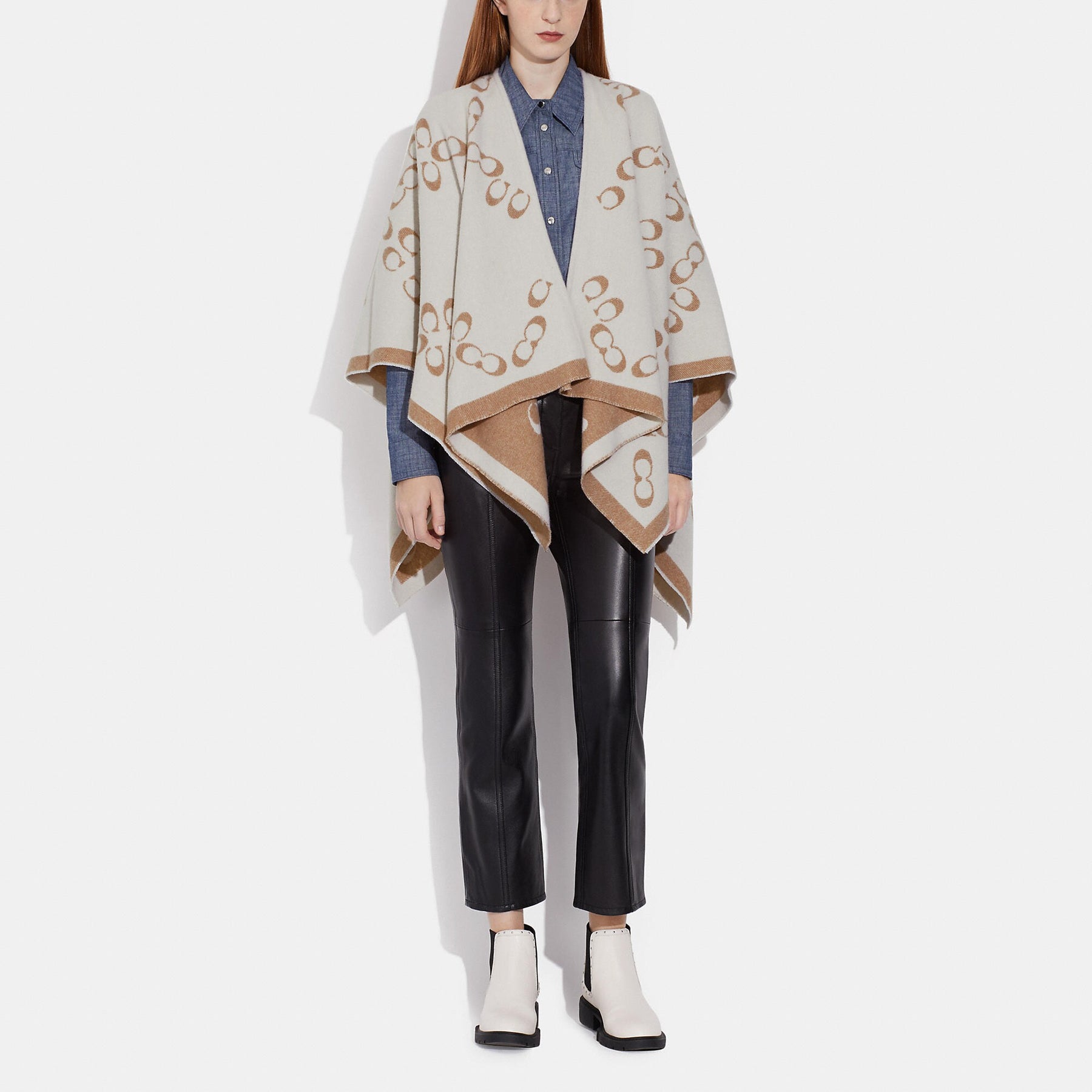 coach スウェードポンチョ coach スウェードポンチョ coach スウェードポンチョ