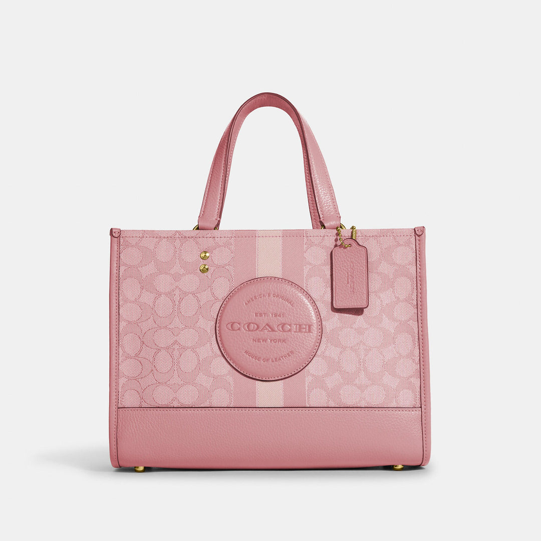 Coach Dempsey tote Carryall In sold Signature Jacquard With Stripe