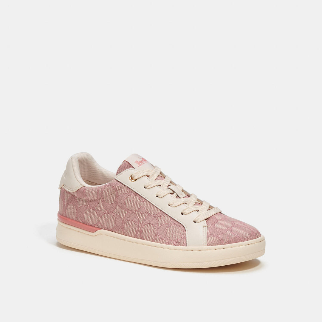 Coach Outlet Clip Low Top In Signature Jacquard | ShopSimon