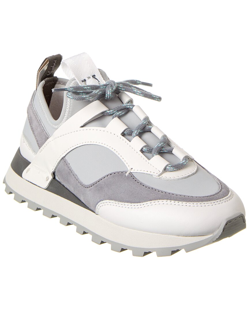 スニーカー FERRAGAMO Sneaker 'Indy' two-tone Salvatore Ferragamo Ferragamo Indy Leather & Suede Sneaker
