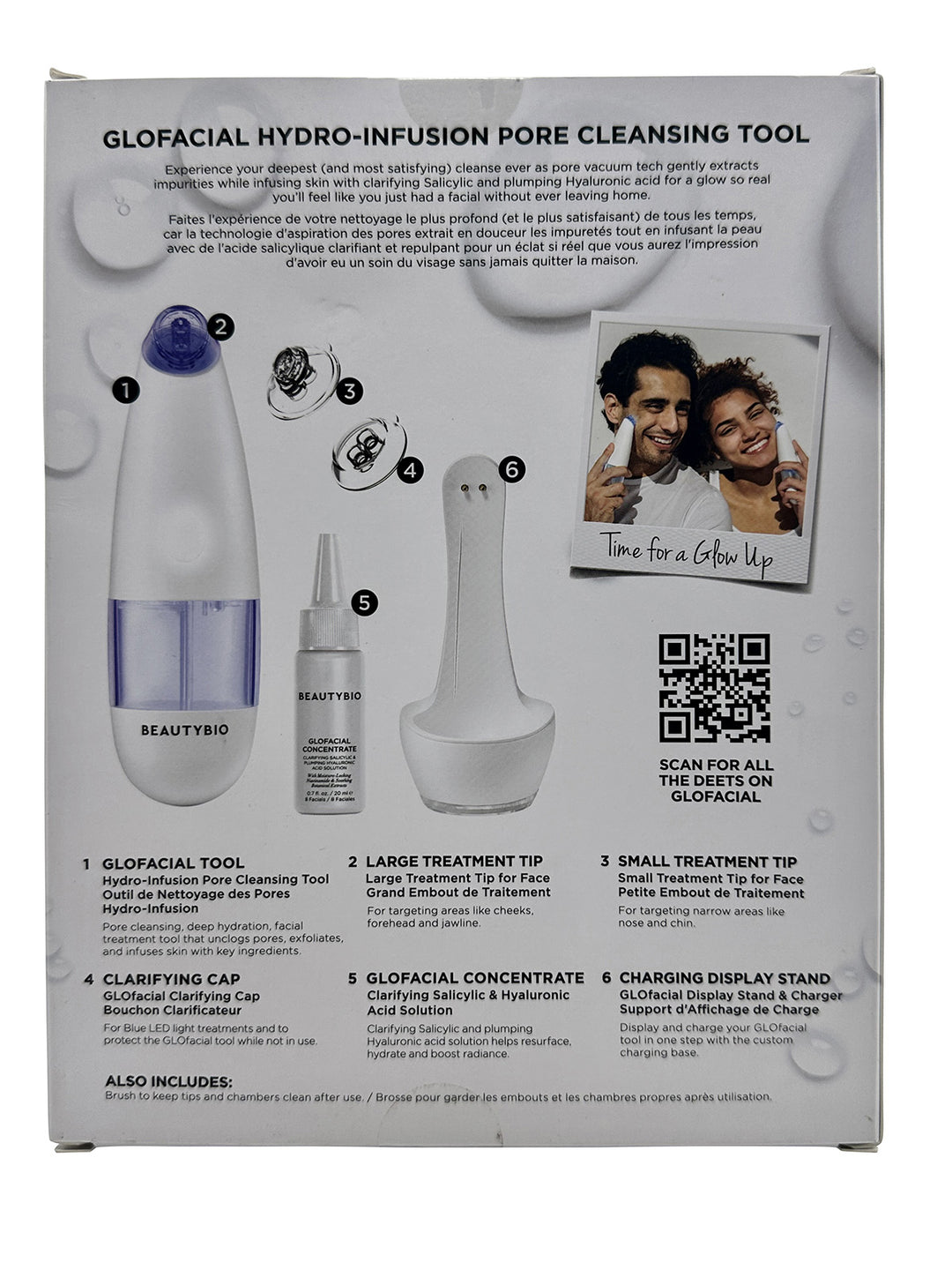 GLOfacial Hydro-Infusion Pore Cleansing buy + Blue LED Clarifying Tool