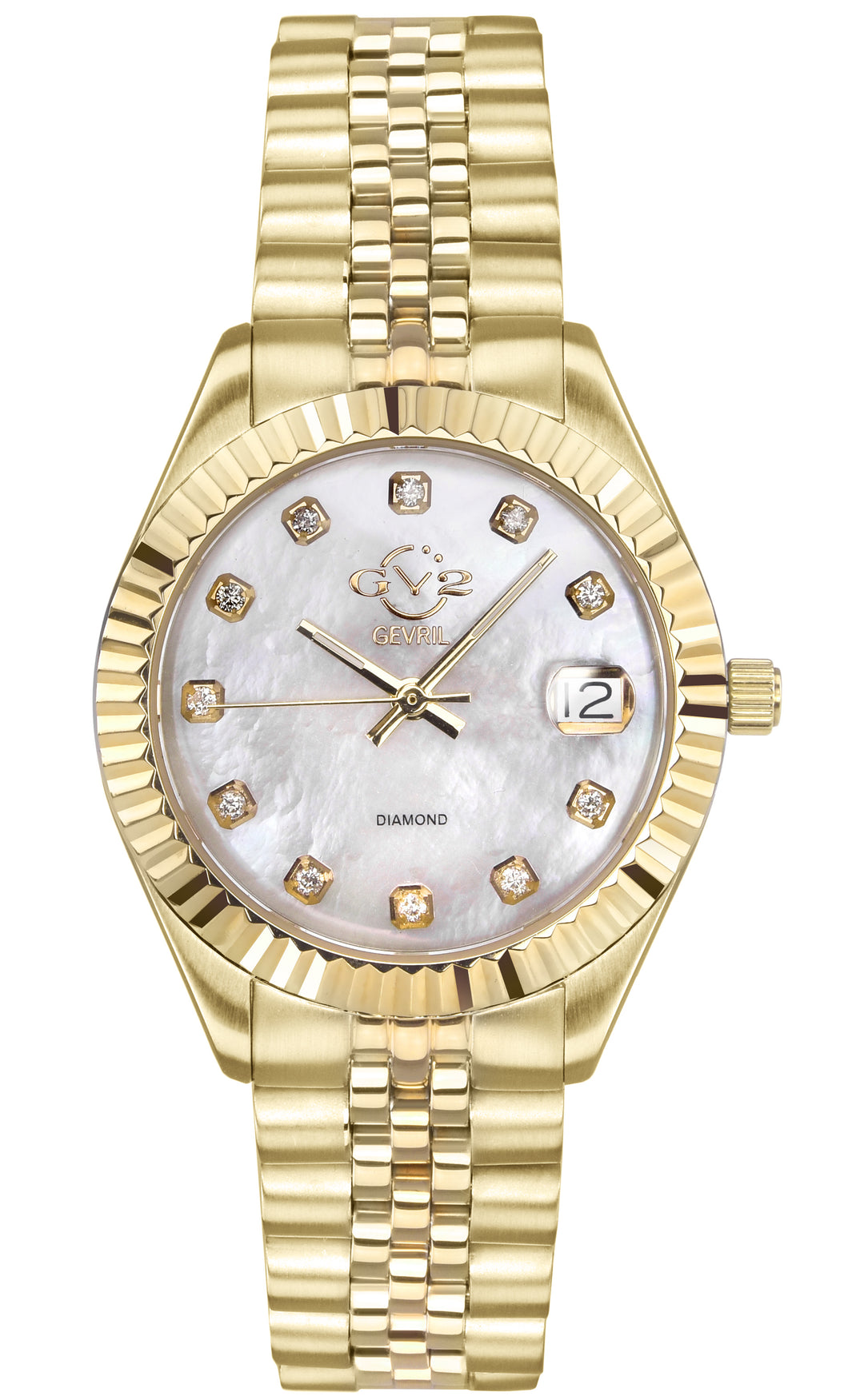 ウォッチマンさま限定セットー2. ゴールドパール GV2 Naples Womens Diamond Watch | ShopSimon