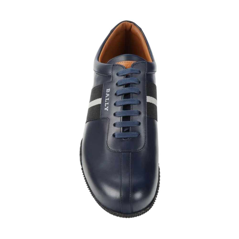 Bally Frenz Men's 6230487 Ink Leather Sneakers | ShopSimon