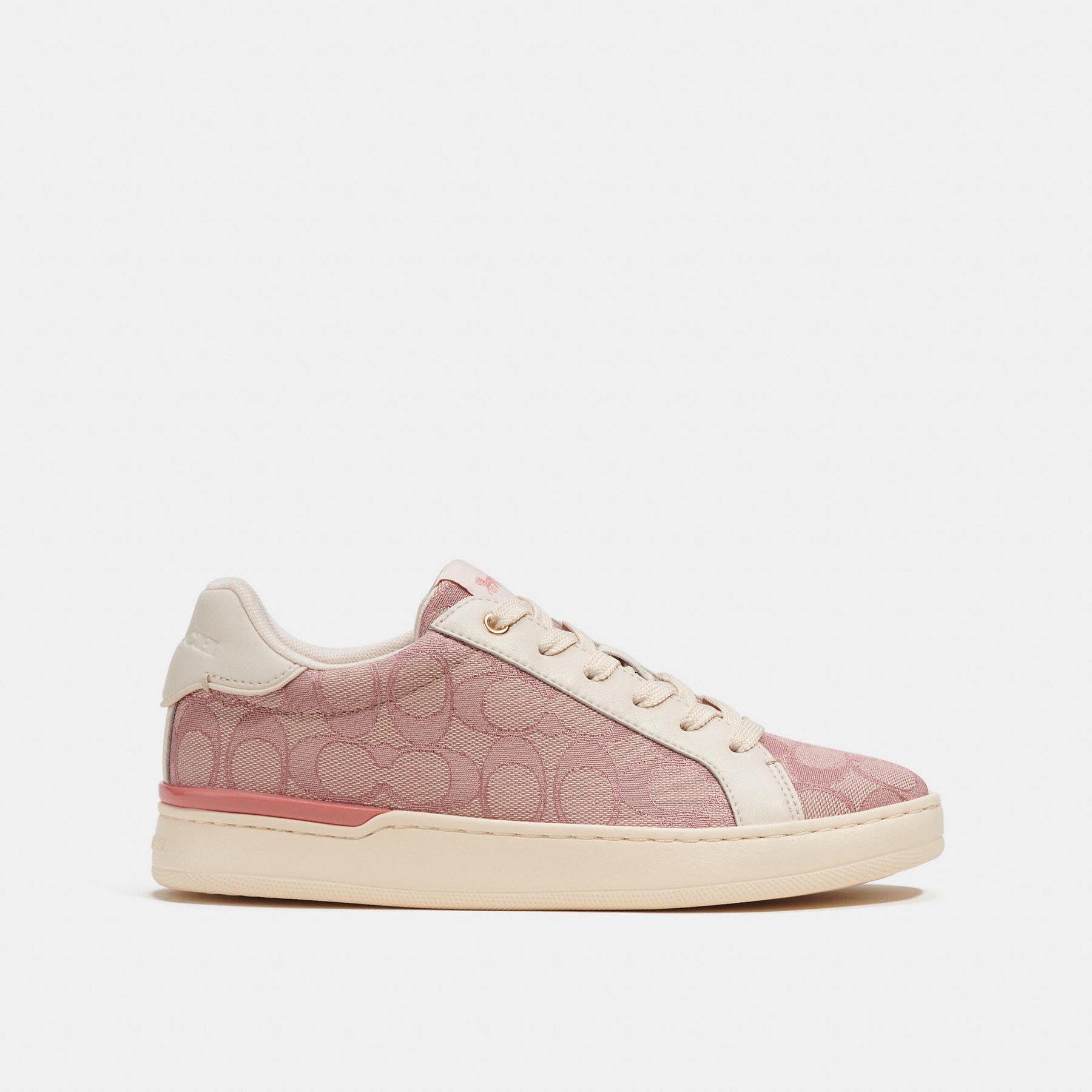 Coach Outlet Clip Low Top In Signature Jacquard | ShopSimon