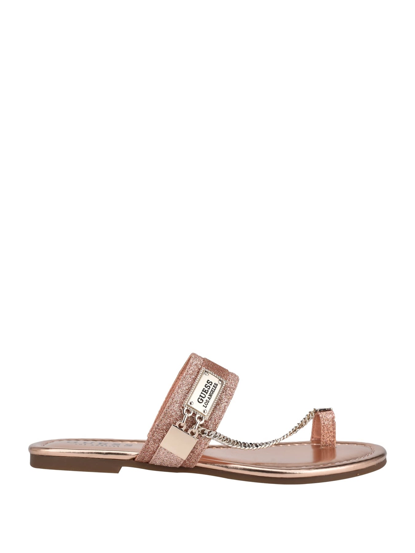 Guess Factory Landen Glitter Chain Sandals ShopSimon