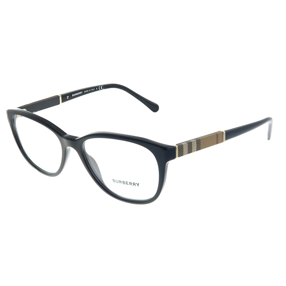 Burberry Be 2172 3001 52mm Unisex Round Eyeglasses 52mm ShopSimon