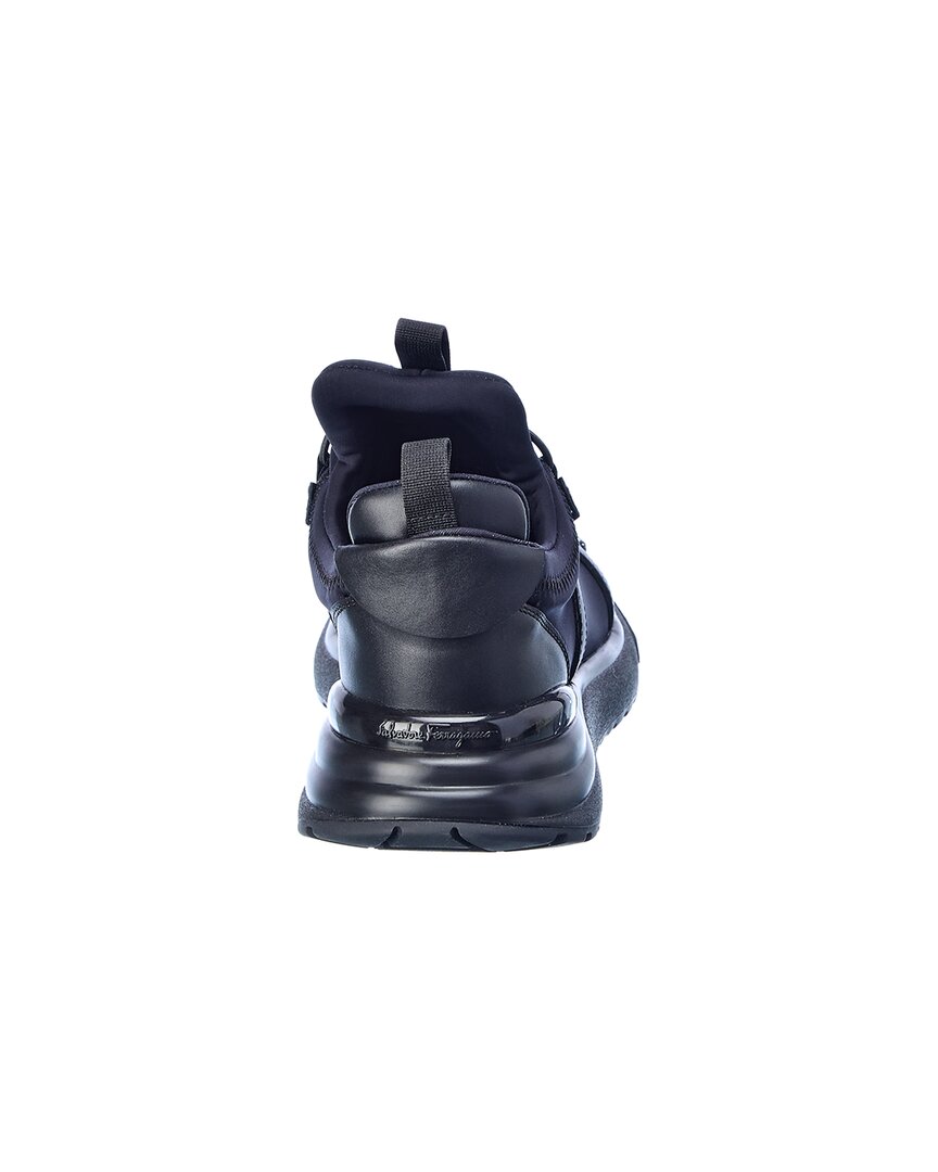 Ferragamo Salvatore Shiro Neoprene & Leather Sneaker | ShopSimon