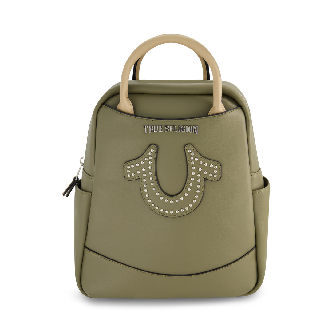 True Religion Tan Backpack with Studded Embellishments TRUE RELIGION Backpacks for Women | Online Sale up to 74  main image 4