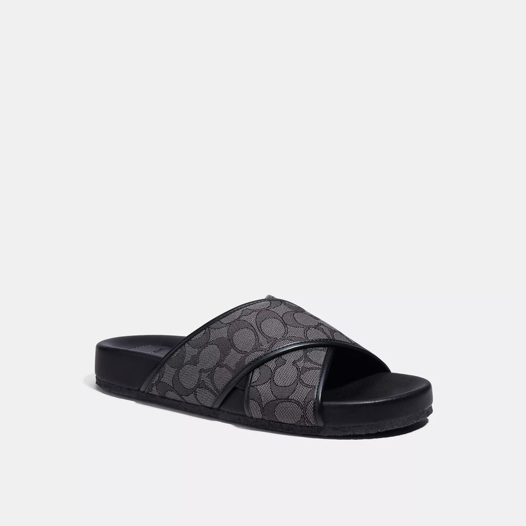 Coach Outlet Crossover Sandal Black