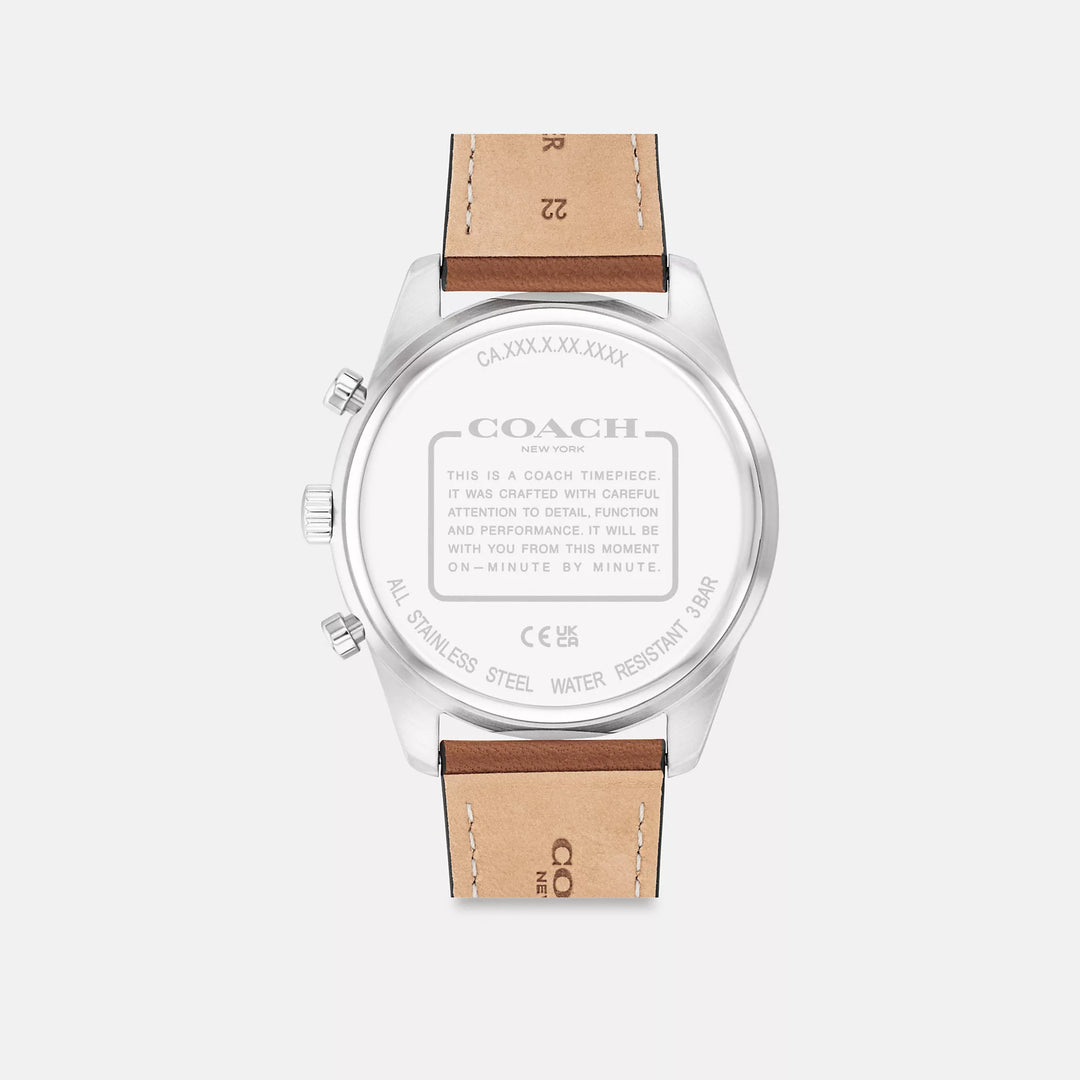 Coach Outlet Cole Watch, 44 Mm | ShopSimon