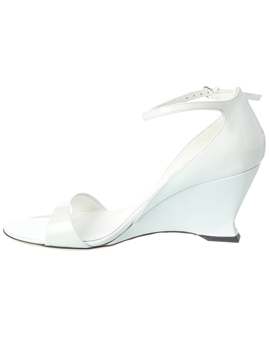 Salvatore Ferragamo Ferragamo Vidette Leather Wedge Sandal