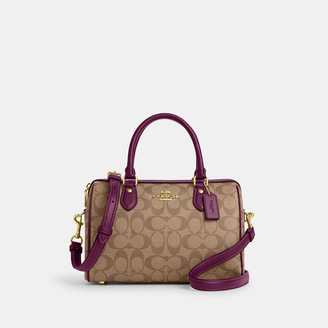Coach Outlet Rowan Satchel In Signature Canvas ShopSimon