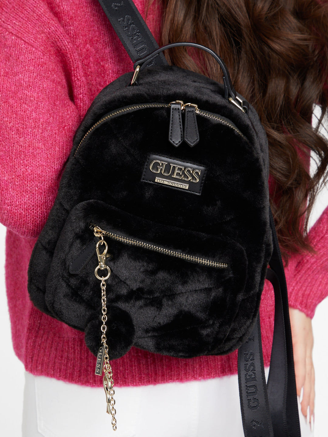 Guess Factory Elsie Faux-Fur Backpack