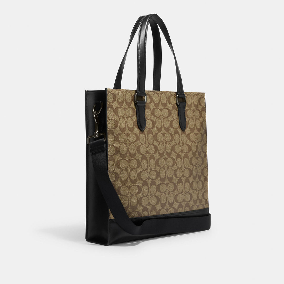 Coach Outlet Graham Structured Tote In Signature Canvas