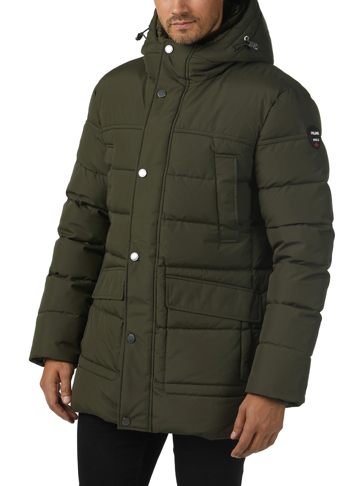 Pajar Teller Mens Water Repellent Temperature Rated Parka Coat ShopSimon