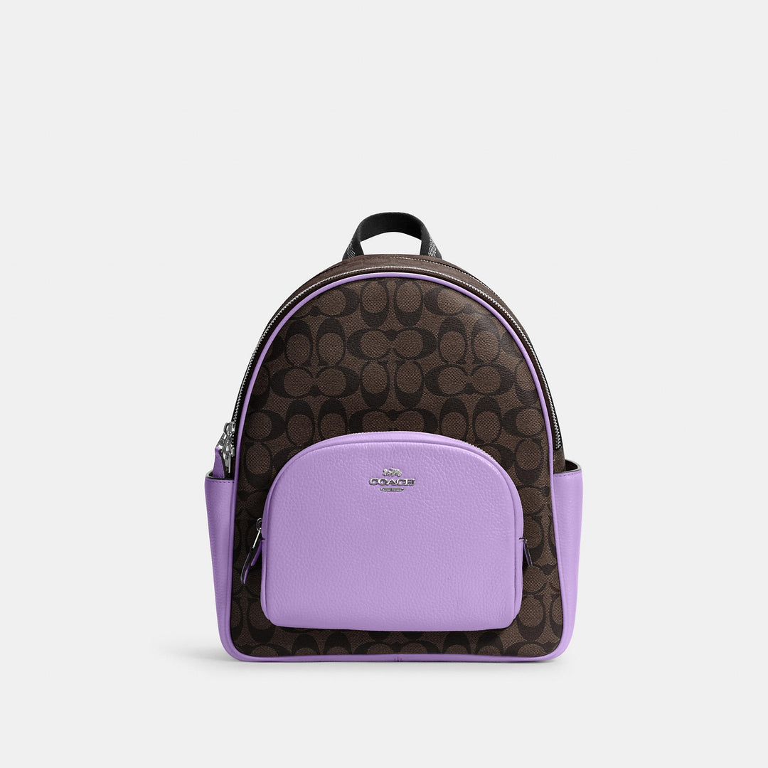 Coach Khaki/Bright Vioket cheapest Trim Backpack