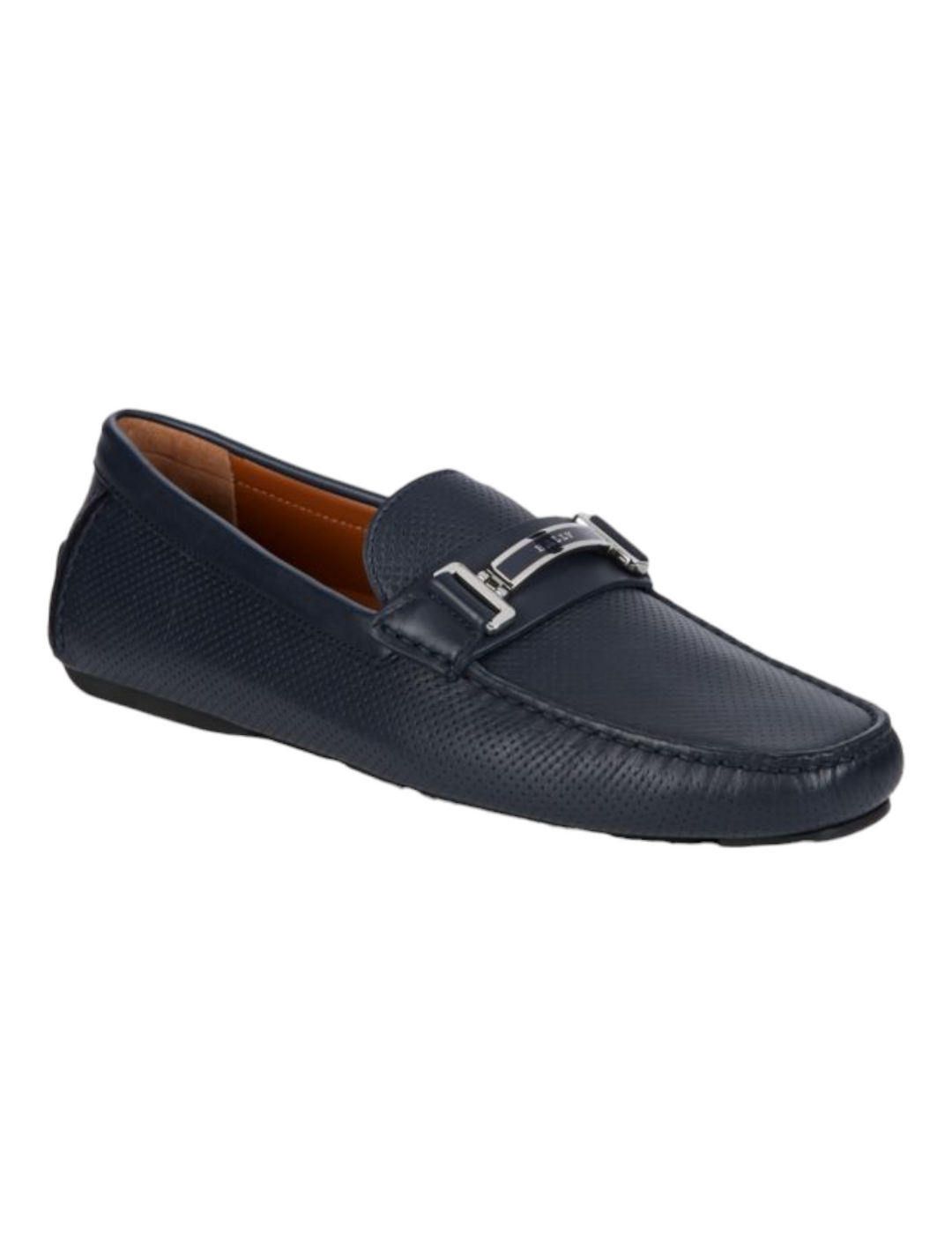 Bally Drulio Men's 6211257 Navy Leather Loafer Shoes | ShopSimon