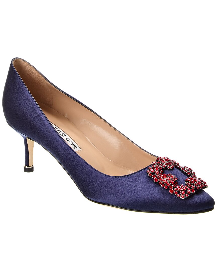 Manolo blahnik hangisi 50 satin pumps deals