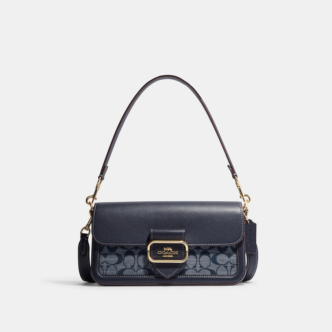 Coach Outlet Morgan Shoulder Bag In Signature Chambray | ShopSimon