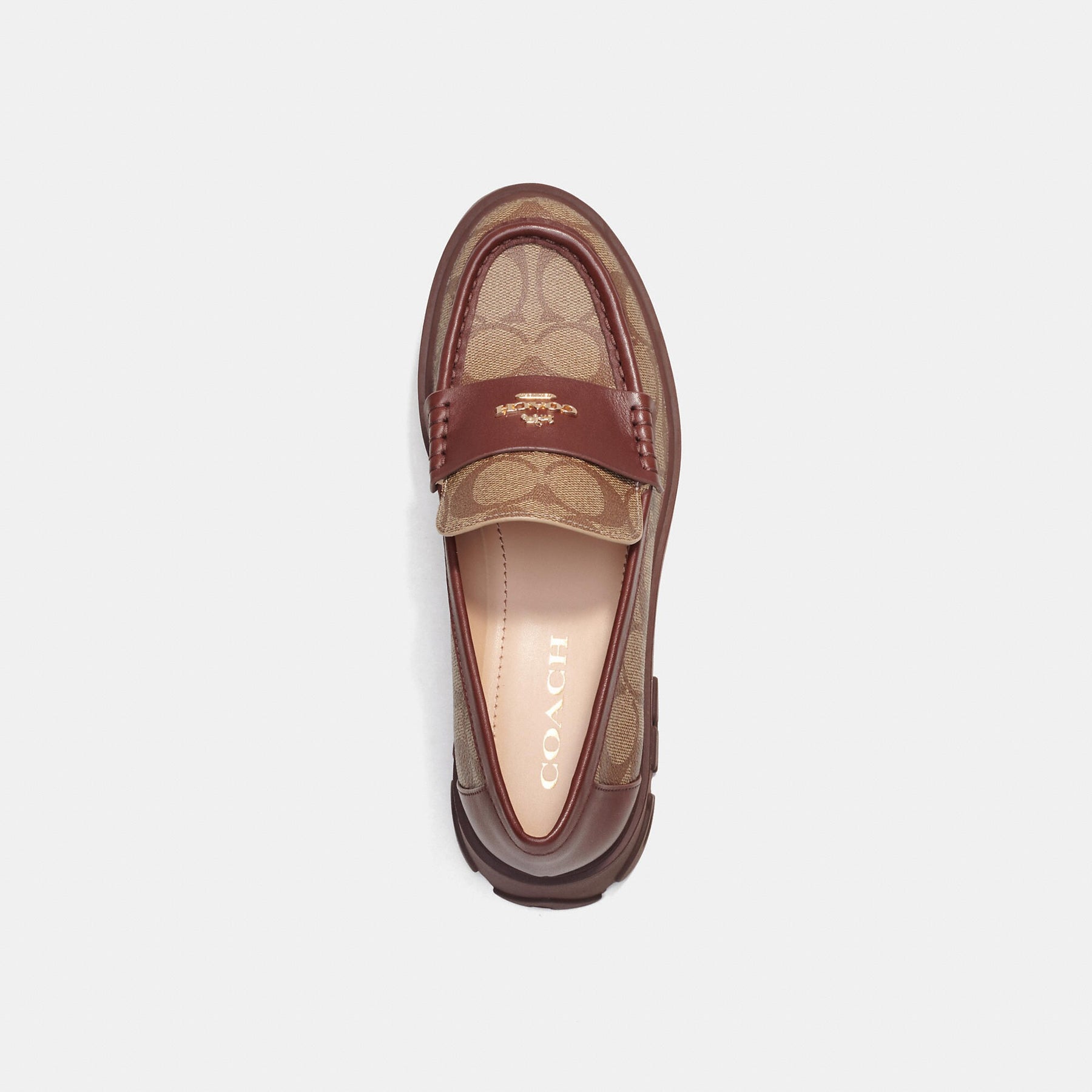 Coach Outlet Ruthie Loafer In Signature Canvas | ShopSimon