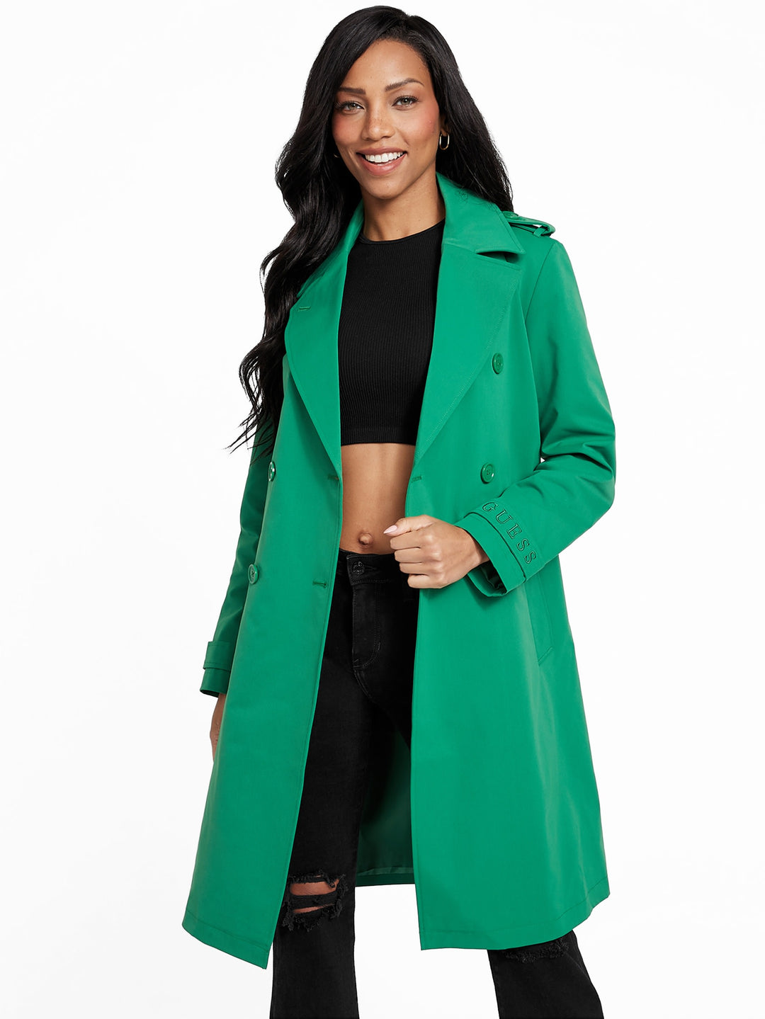 Guess women's trench coats online